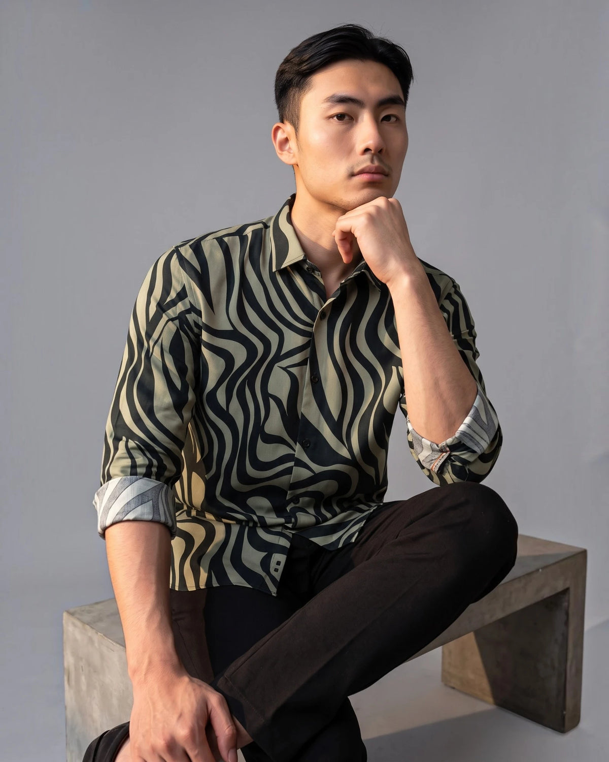 VISCOSE IMPORTED PRINTED SHIRTS