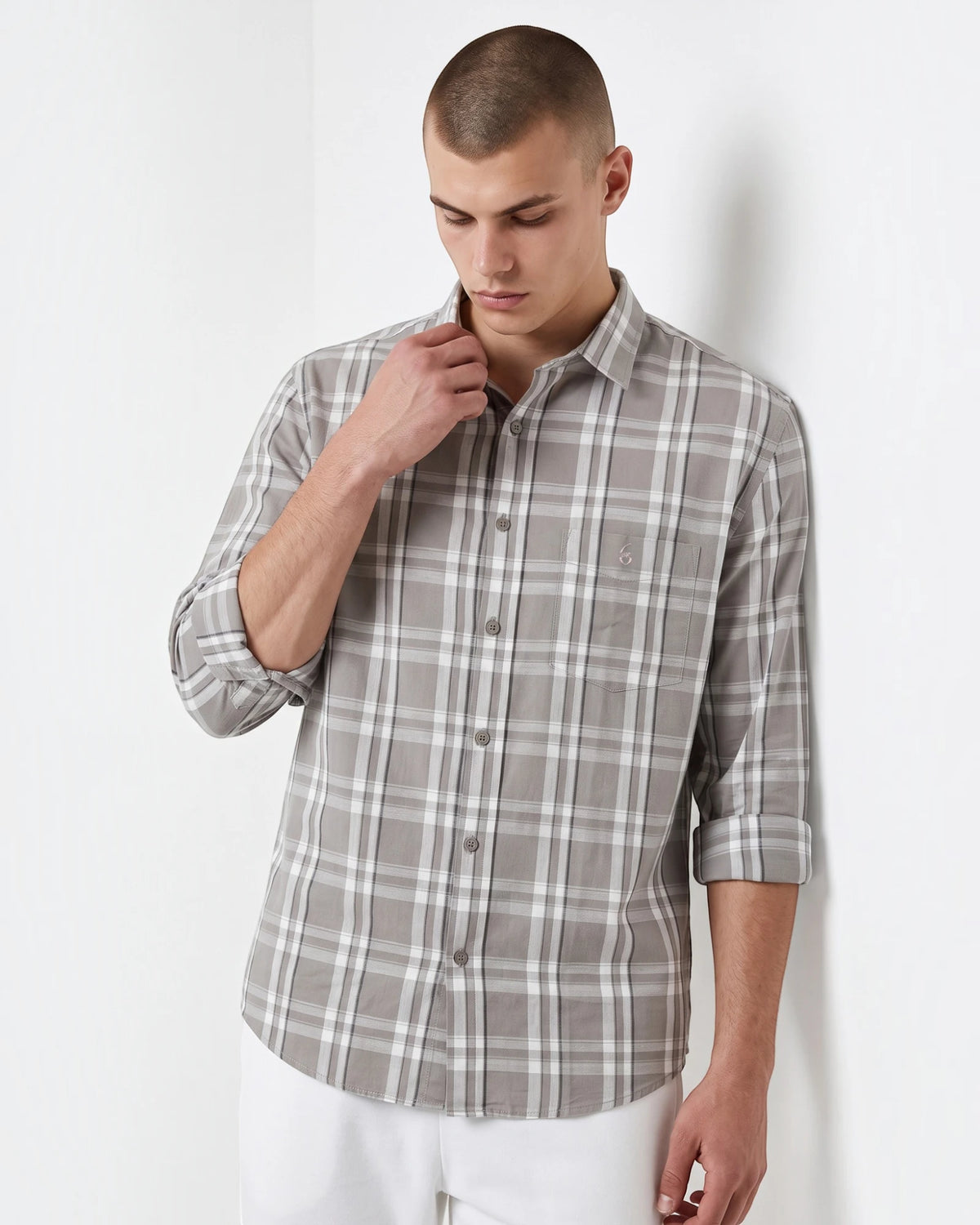 LINEN COTTON CHECKS