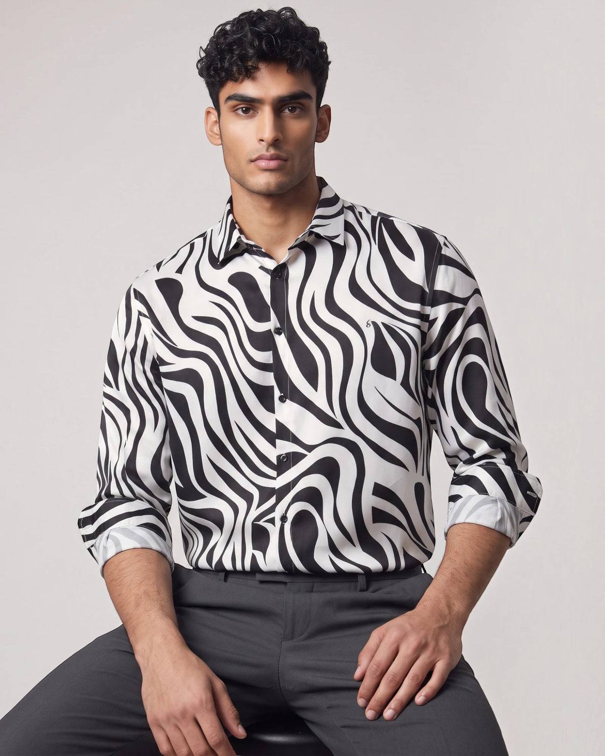 VISCOSE IMPORTED PRINTED SHIRTS