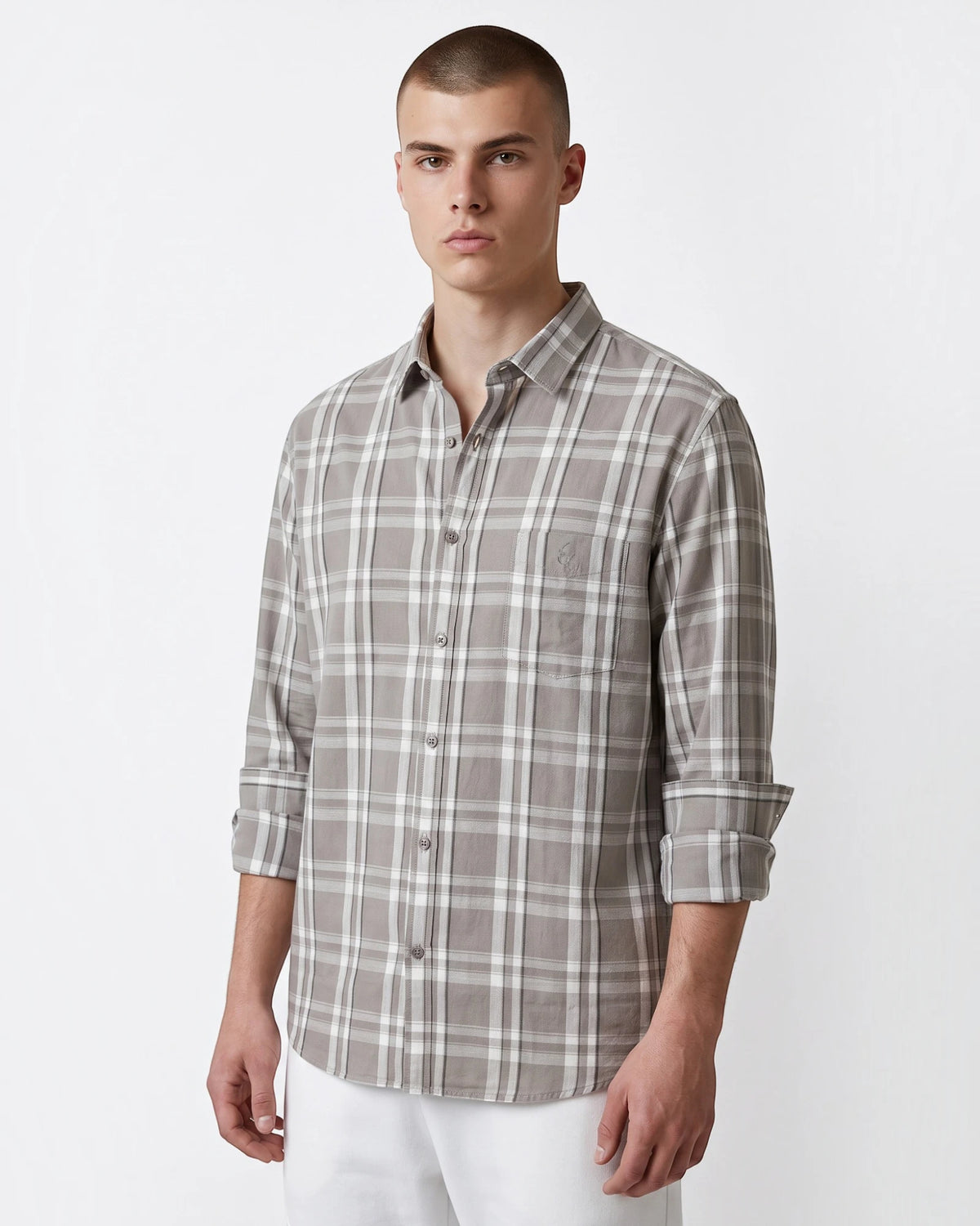 LINEN COTTON CHECKS