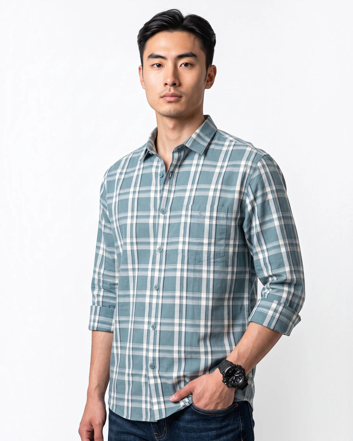 LINEN COTTON CHECKS